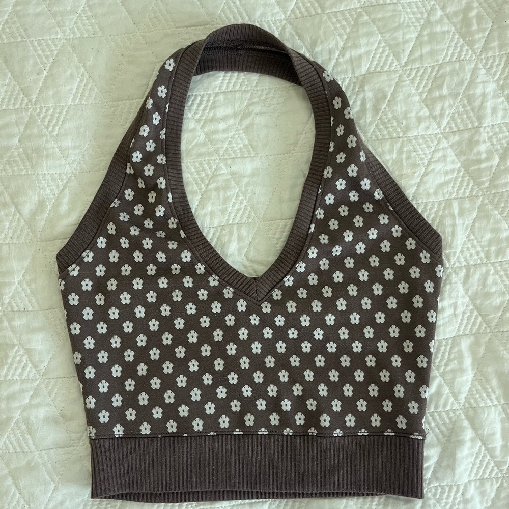 Small halter cropped top!